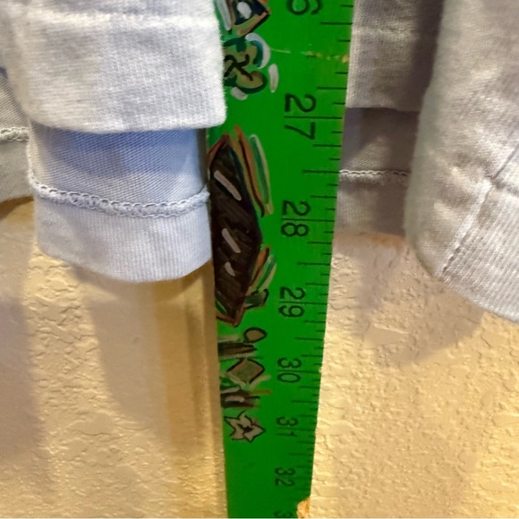 Daydreamer Blue Gray Long Sleeve Cotton Top sz L - Picture 7 of 7